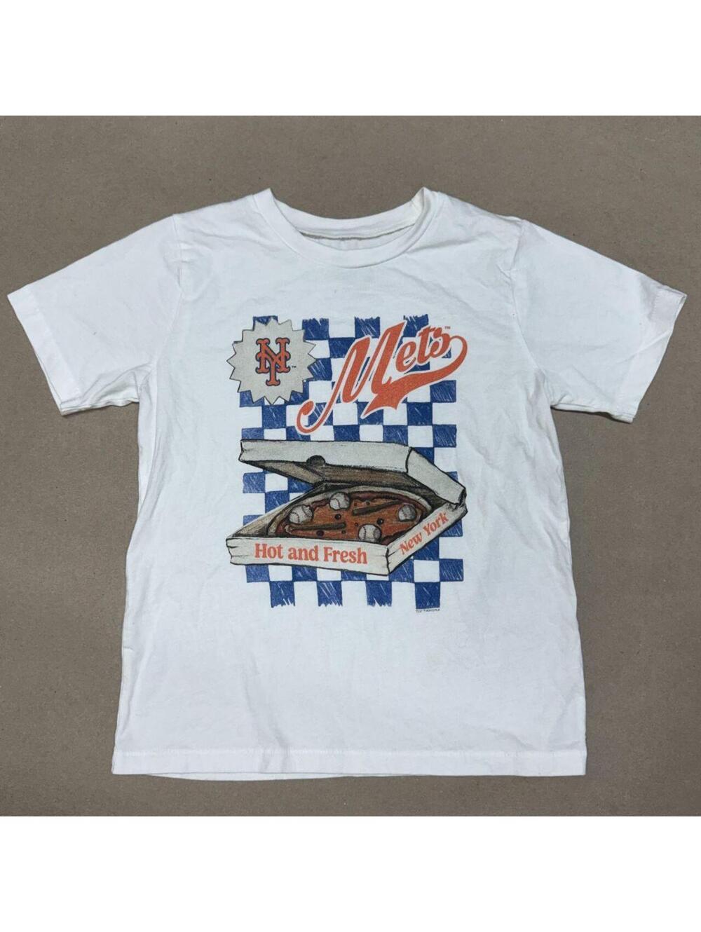 New York Mets "Hot and Fresh" Pizza Graphic Cotton Baby Tee